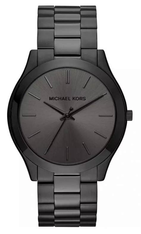 michael kors slim runway watch black uk|michael kors watch mk8507.